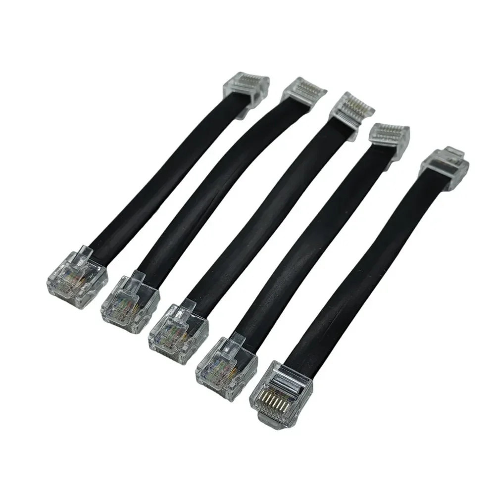LAN Network Short Cat5e Ethernet Patch Cable Flat RJ45 Computer Cord for Router, Modem,Switch, Server 0.1M 0.2M 0.3M