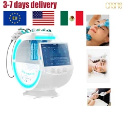 7 in 1 Smart Ice Blue Hydro facial Water Peel Microdermabrasion Hydrodermabrasion Skin Analyzer Tightening Rejuvenating