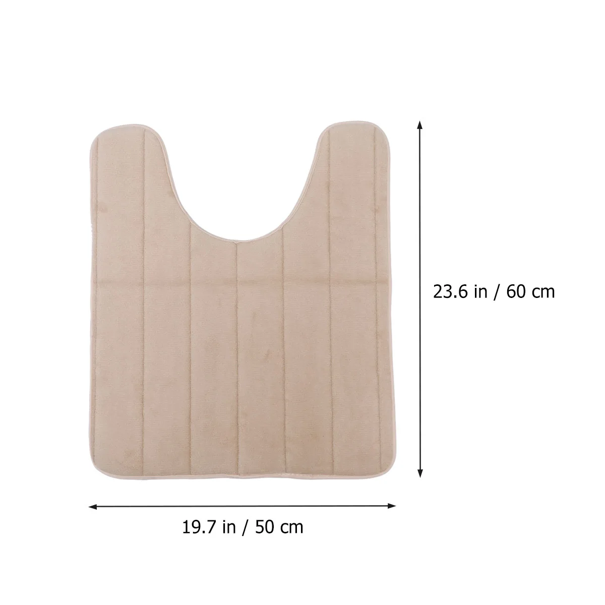 

Memory Foam Floor Mat U Shape 50X60 Cotton Toilet Seat Cover Warm Soft Stretchable Washable Reusable Universal Pad For