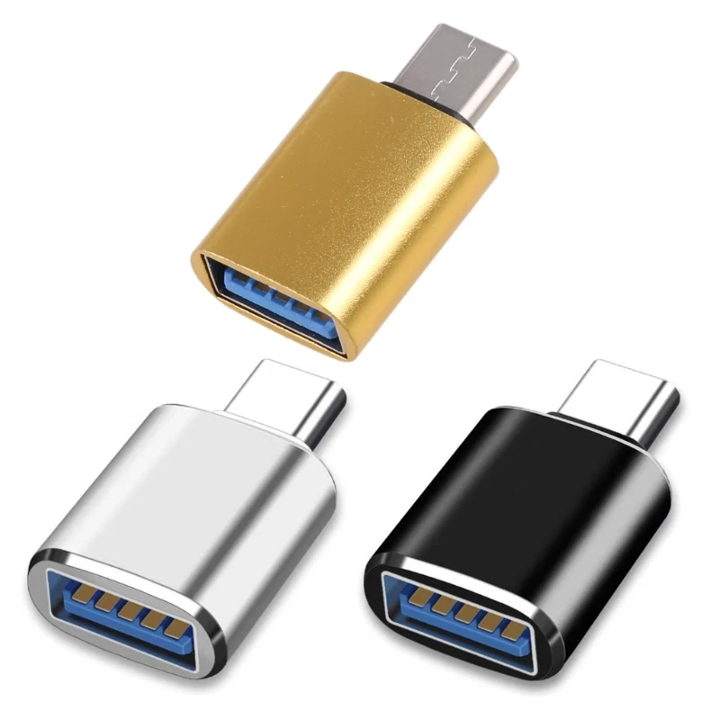 USB C Male to USB A 3.0 Female Convertor Fast Charging Speed for Devices