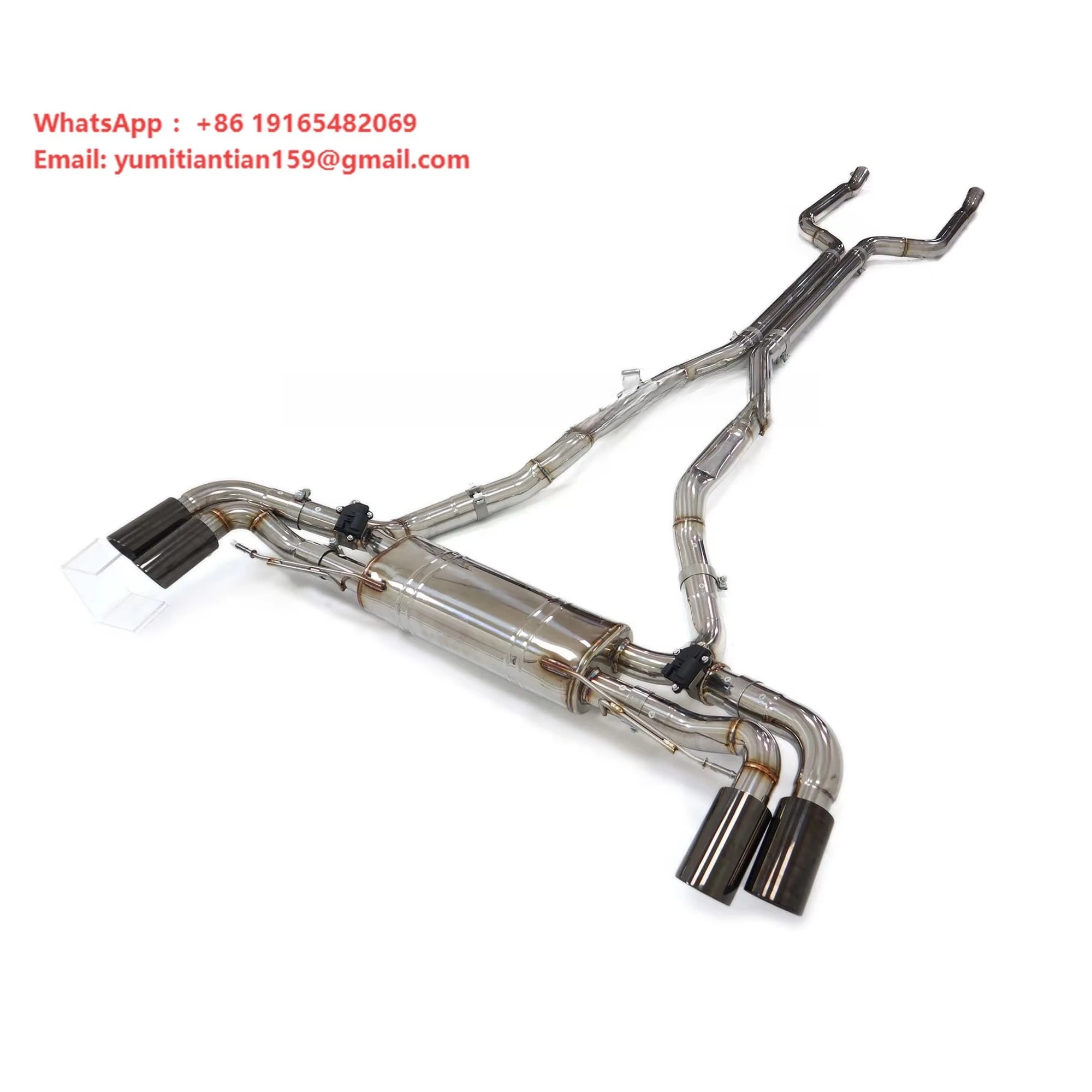 ING Factory High Quality Stainless Steel Exhaust Valve Catback for  X6 M50I 4.4T N63 V8 Auto Parts