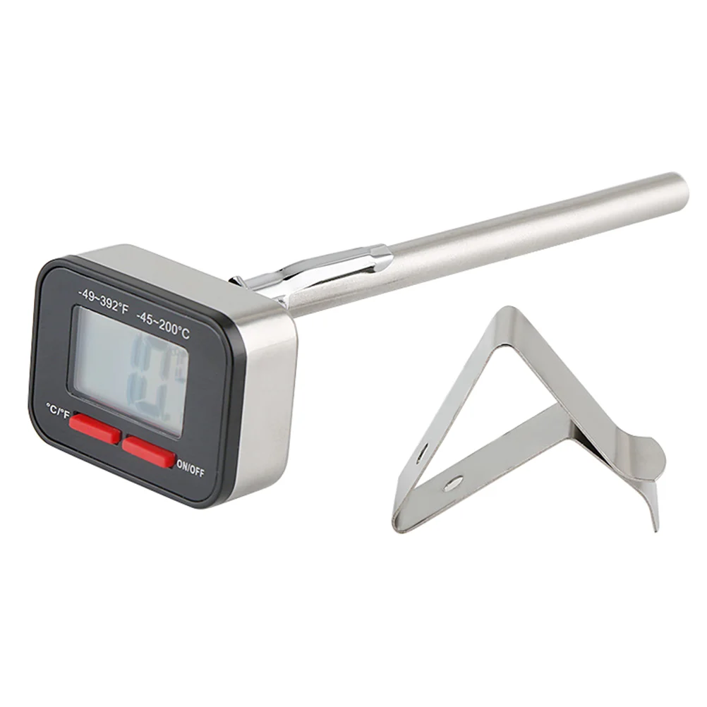 

Digital Thermometer Practical Milk Thermometer Useful Coffee Thermometer for Home Coffee Shop Milk Tea Thermometer