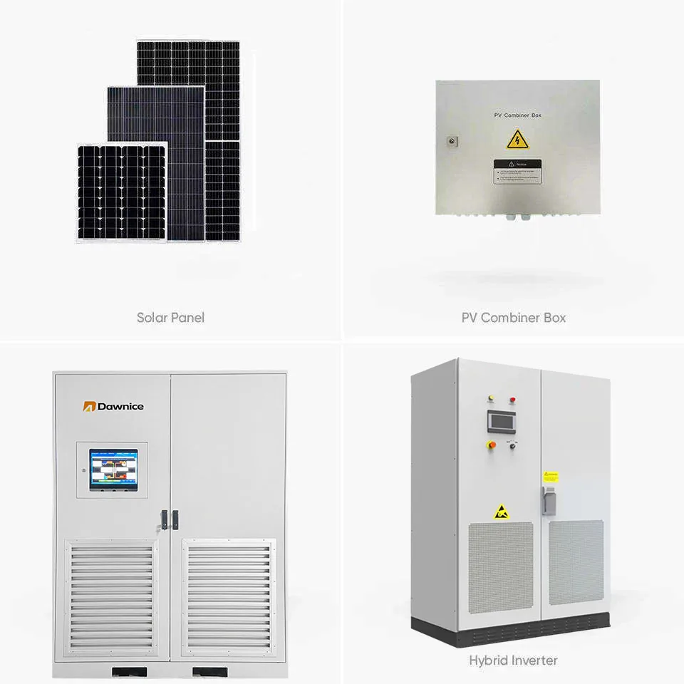 Complete Solar Panel Kit 100kw 200kw 300kw 400kw 500kw Battery Energy Storage PV Hybrid System for Commercial
