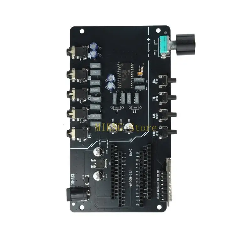TDA7440D Digital Tone Board, 4 Two-Channel Inputs, I2C Tone Routing Module Best Sale