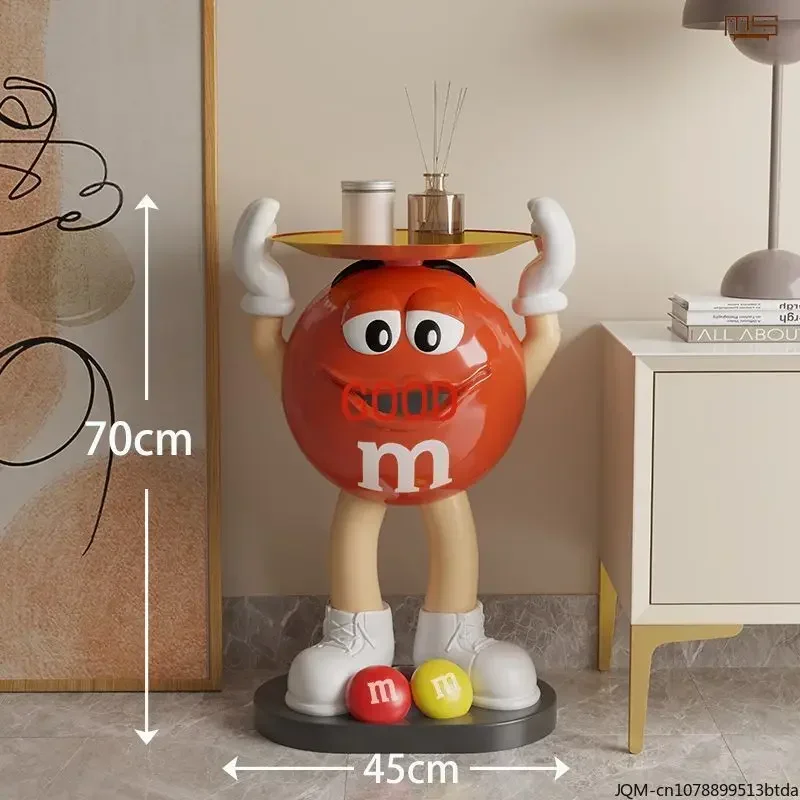 

Скульптура из жевательных конфет 70/75 см, большой декоративный поднос для гостиной, украшение для дивана