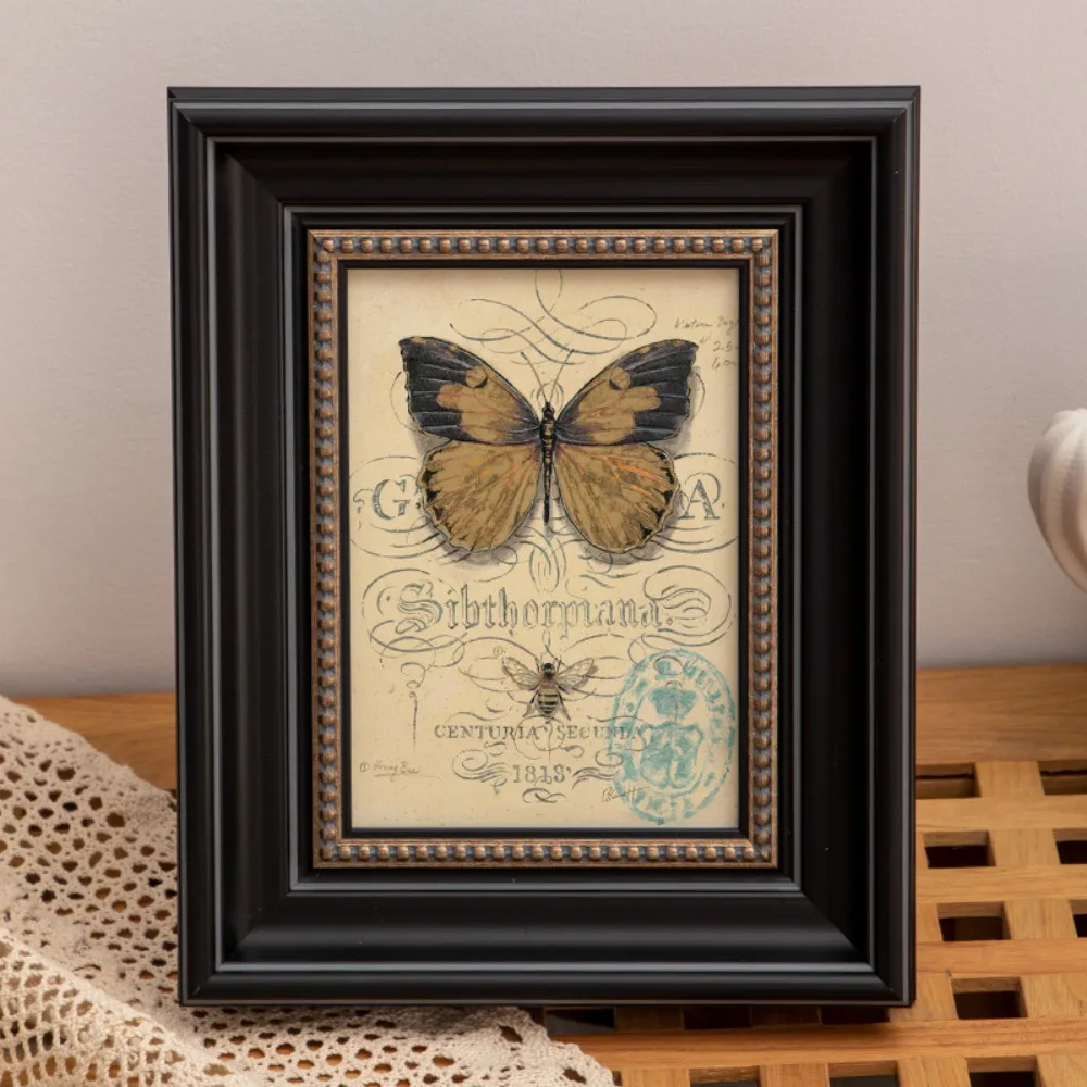Creative 6 Inch Resin Black Rustic Picture Frame