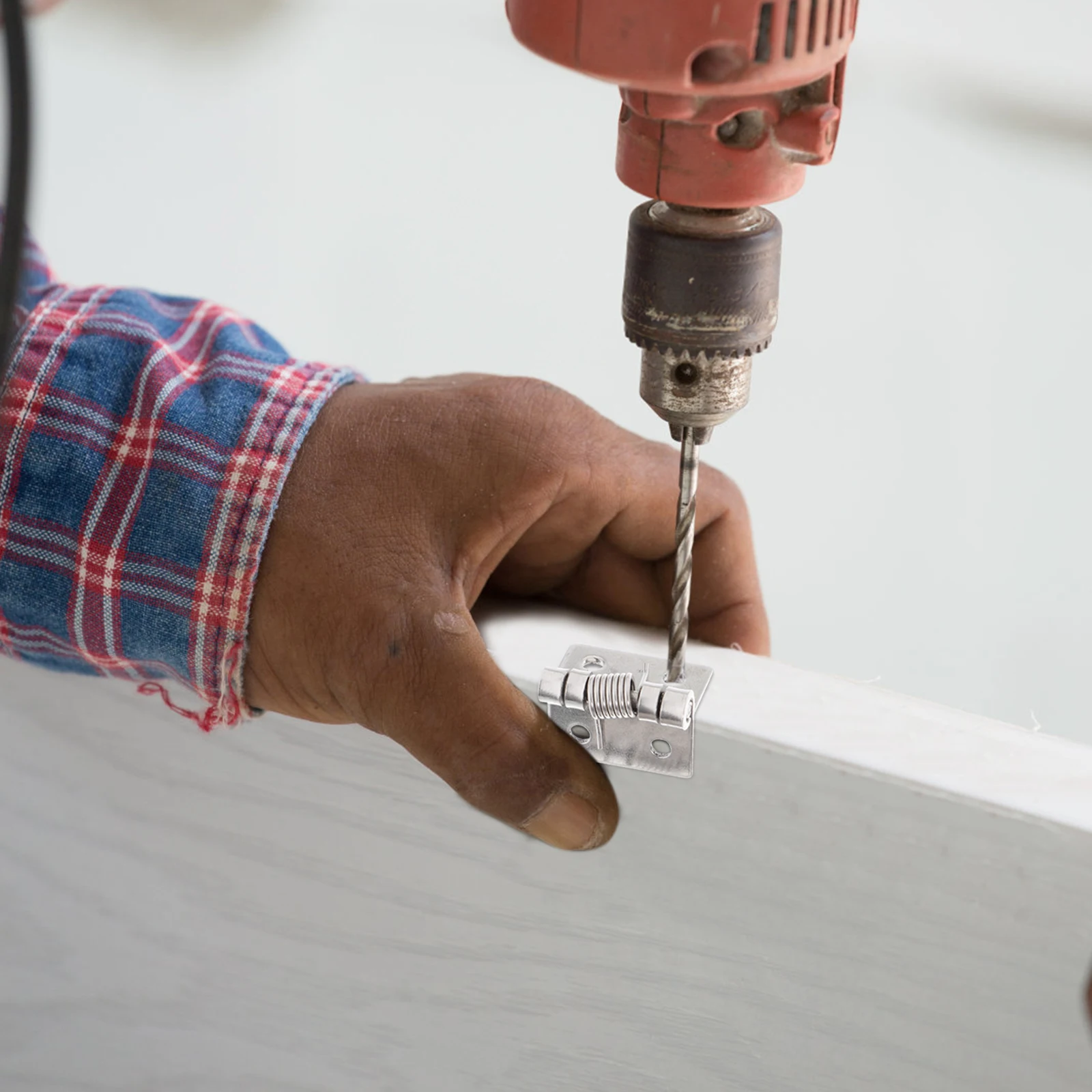 

10Pcs Stainless Steel Door Hinges Self Closing Spring Loaded Hinges Heavy Duty for Outdoor Industrial Cabinet Doors