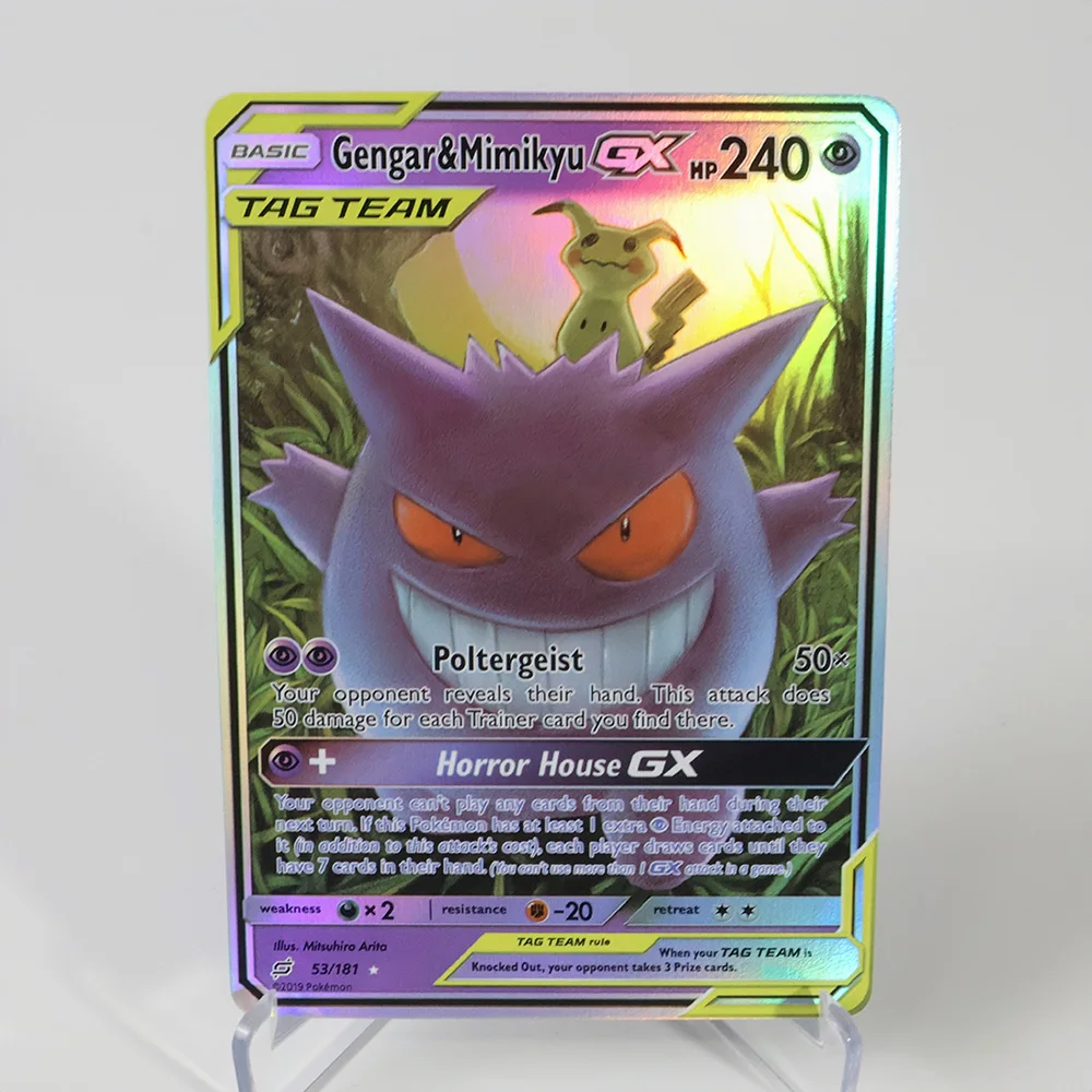 Pokemon Proxy Cards Holographic Foil Flash  Collection Cards Foil Flash Holographic Game Trading Collection cards ﻿