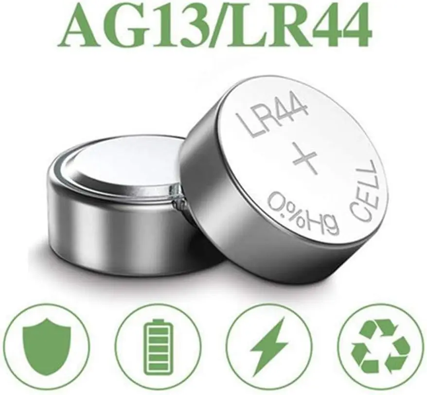 Pilas de botón LR44 AG13, 2-100 piezas, 1,5 V, 357, 303, SR44, LR1154, G13, L1154, para reloj, juguetes, mando a distancia