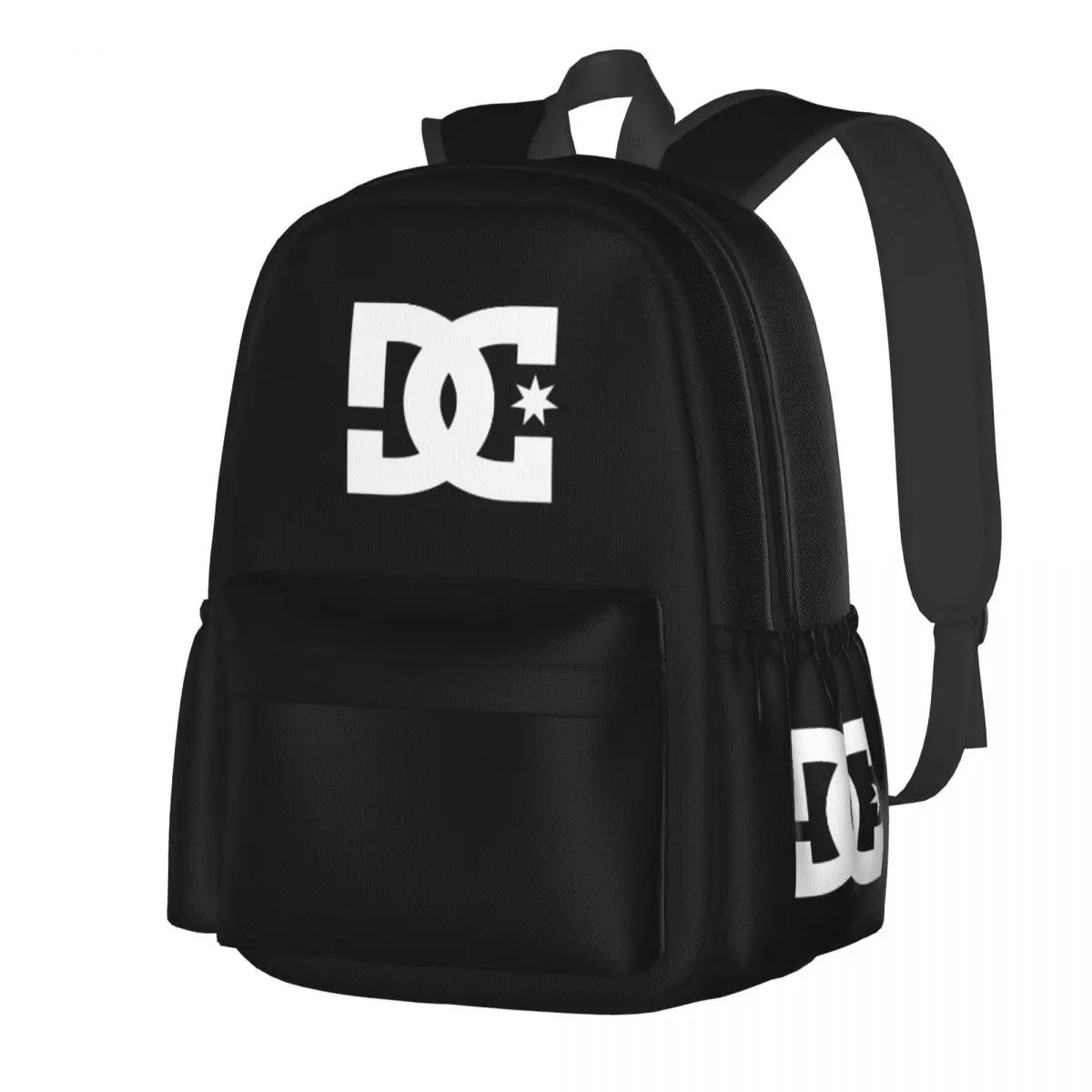 DC Shoe Co pour filles et garçons, sac à dos d'étudiant de grande capacité, sac à dos léger et imperméable de 17 pouces