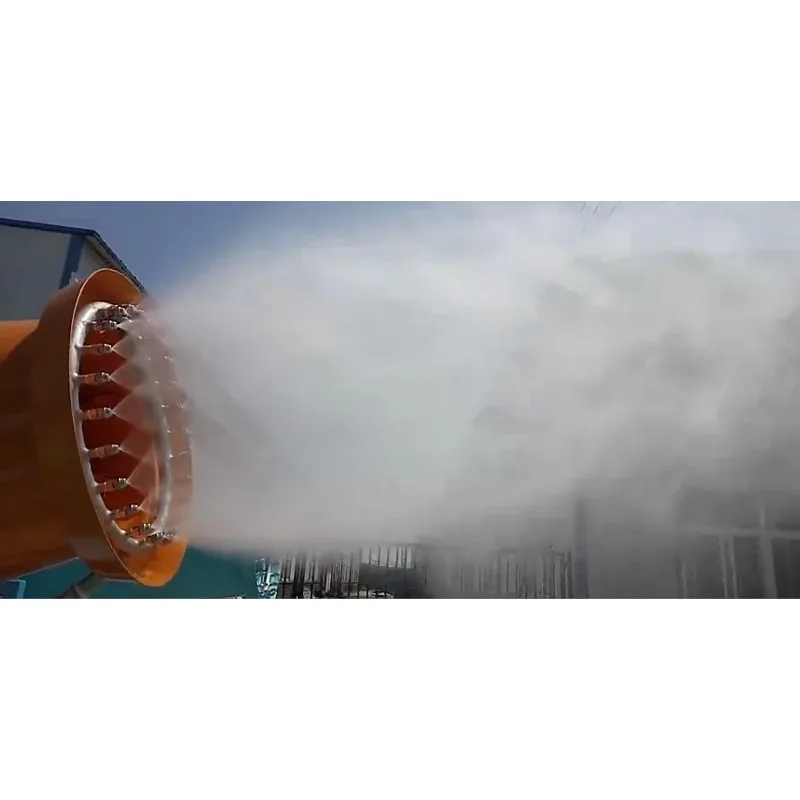High-Pressure Fog Cannon with 320° Max Rotation Ideal for Stadium Cooling