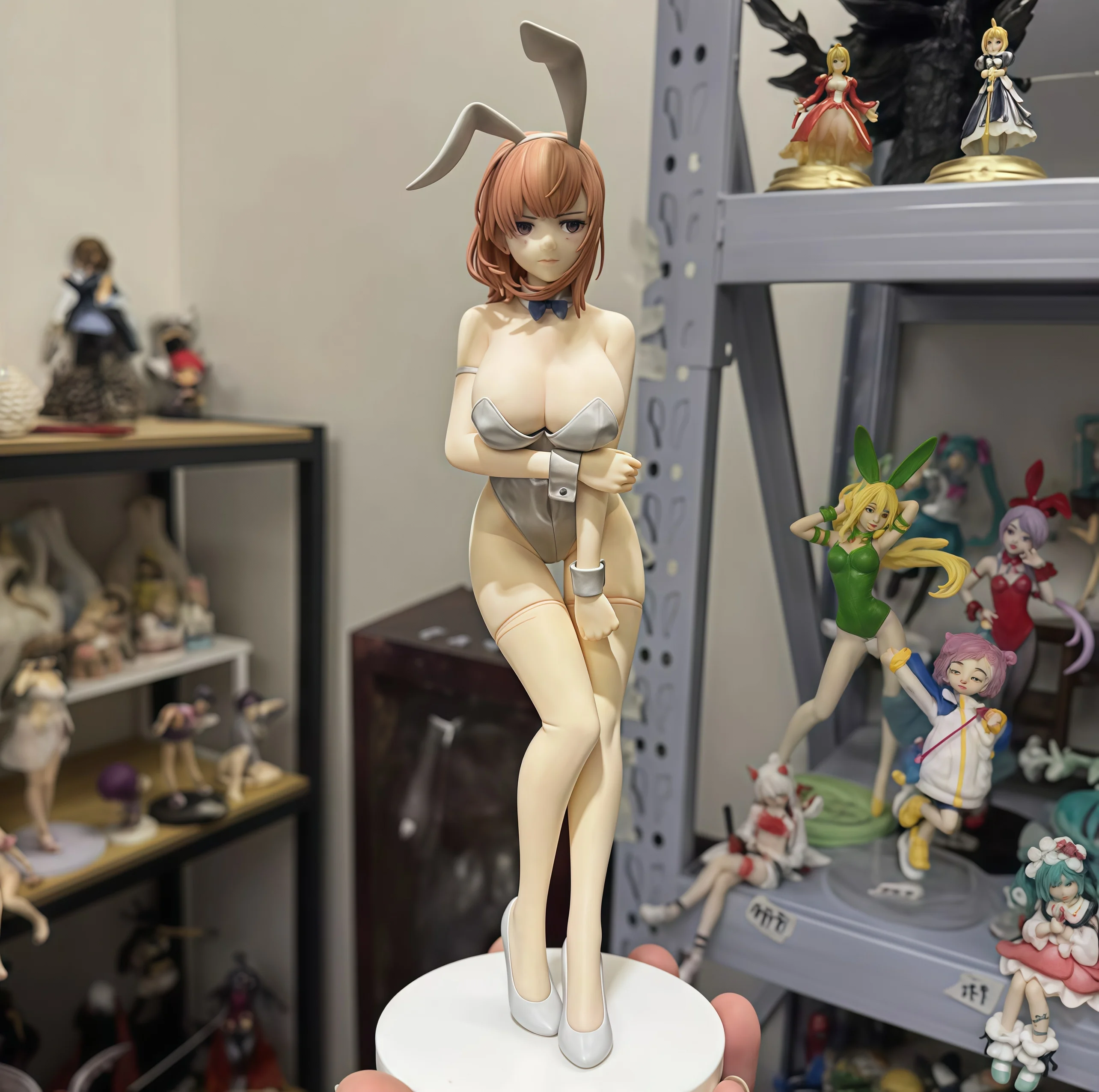 

In Stock New Original Genuine Astrumdesign White Bunny Girl イこチOriginal Painting Double Version 1/7 Fashion Trend Toy Figurine