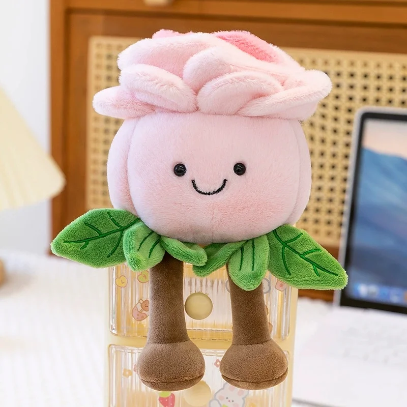 Kawaii Scented Roses Plush Dolls Soft Stuffed Toys Home Table Docoration Christmas Birthday Christmas Gifts For Kids