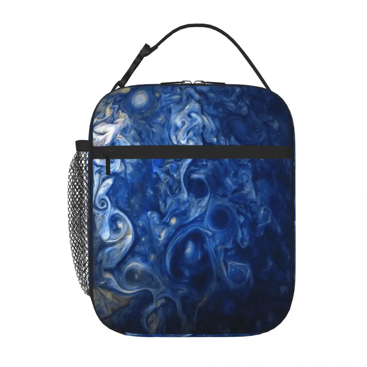 Hot Sale Jupiter S Clouds In Blue Gloss Finish Camping Lunch Bag High School Cooler Tote