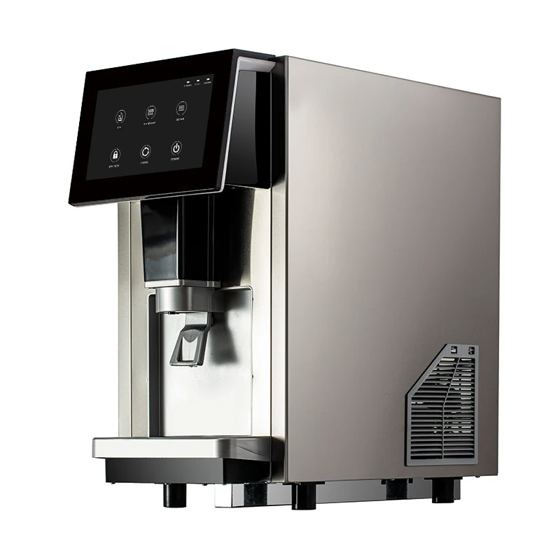 

#BTB Electric Cube Ice Dispenser Stainless Steel Customizable One Touch Ice Retrieval for Household & Hotel Use
