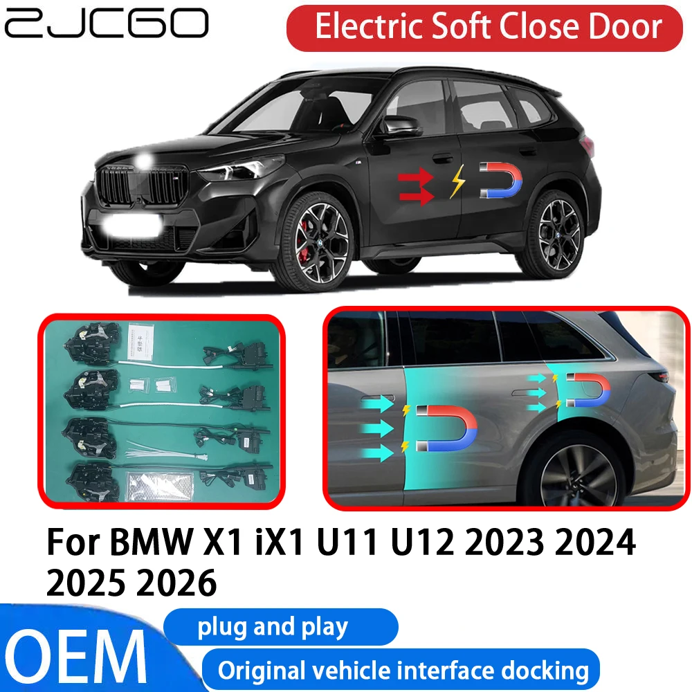 

for BMW X1 iX1 U11 U12 2023~2026 Car Automatic Electric Soft Close Door Closer System OEM Plug and Play Comfort Closing
