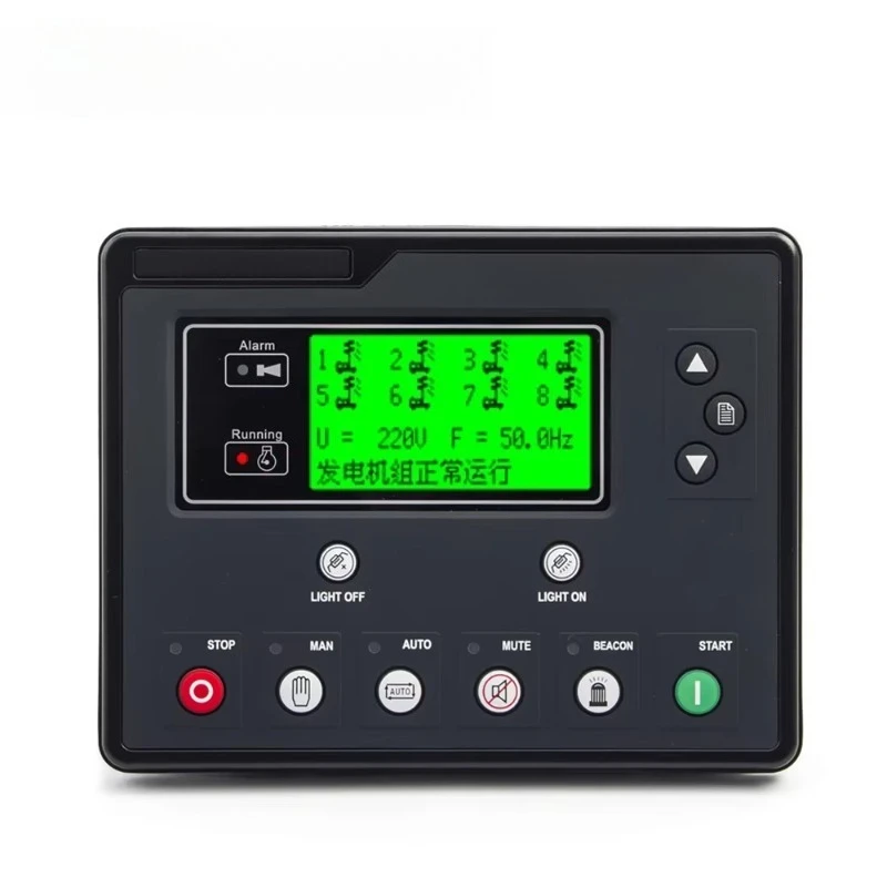 Smartgen ALC704 ALC708 Single Light Tower Controller Timing Remote Start Stop Control Panel for AC DC Light Tower Genset