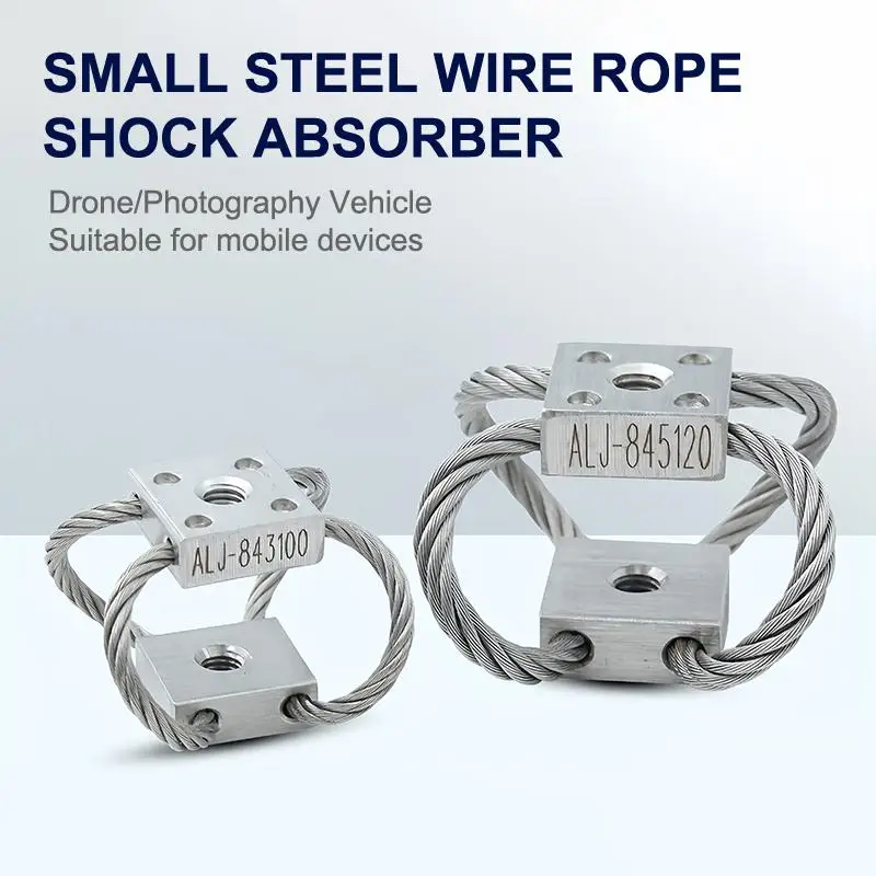 ALJ-84 Wire Rope Vibration Isolator Shock Absorber For Car Vehicle Marine Boat UAV Drone Gimbal Camera Precision Instrument