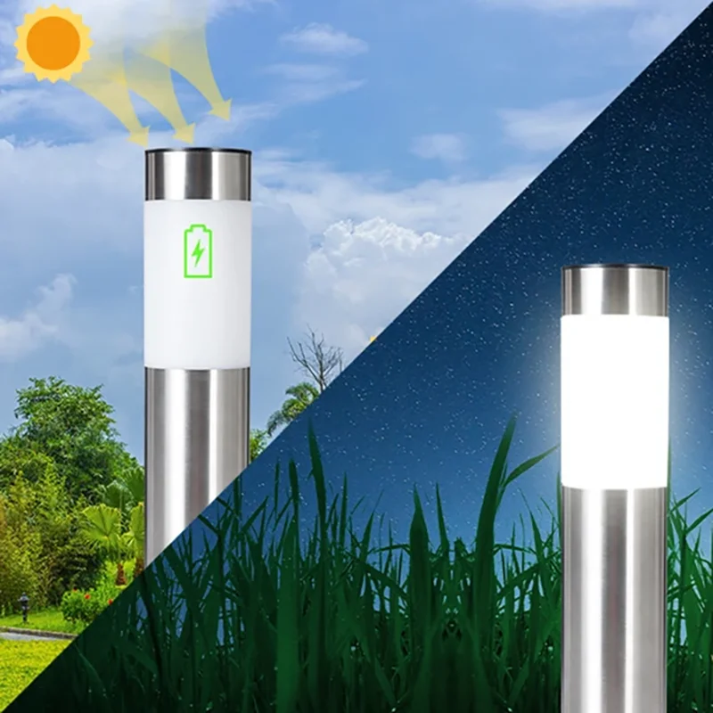 Solar Pathway Lights Waterproof Upgraded Walkway Landscape Outdoor Driveway Auto On/Off Lights for Yard Lawn Patio