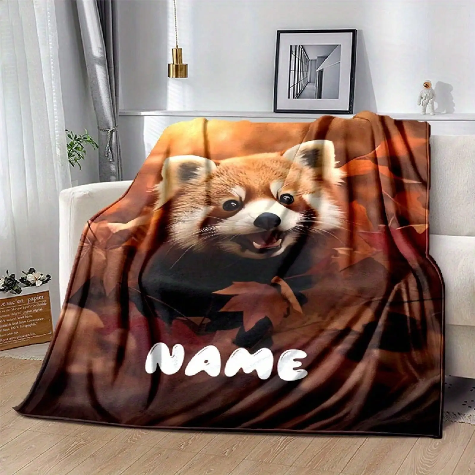 Customize Custom Personalized Red Panda Soft, Plush Polyester| Customizable For Birthdays And Valentine'S Day| Perfect For Bedro