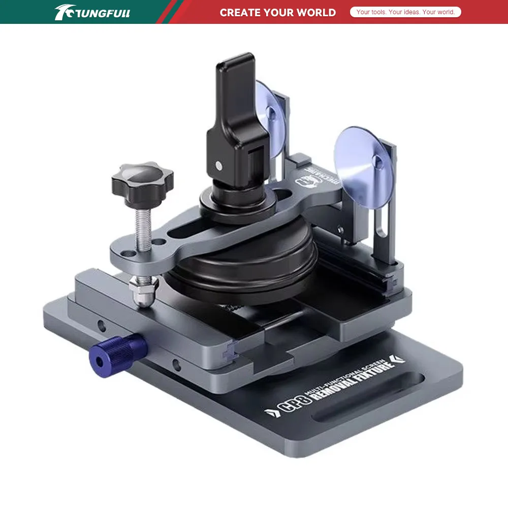 MECHANIC CP8 Universal LCD Screen Separator Mobile Phone Back Glass Removal Pressure Holding Rotating Clamp Repair Tools