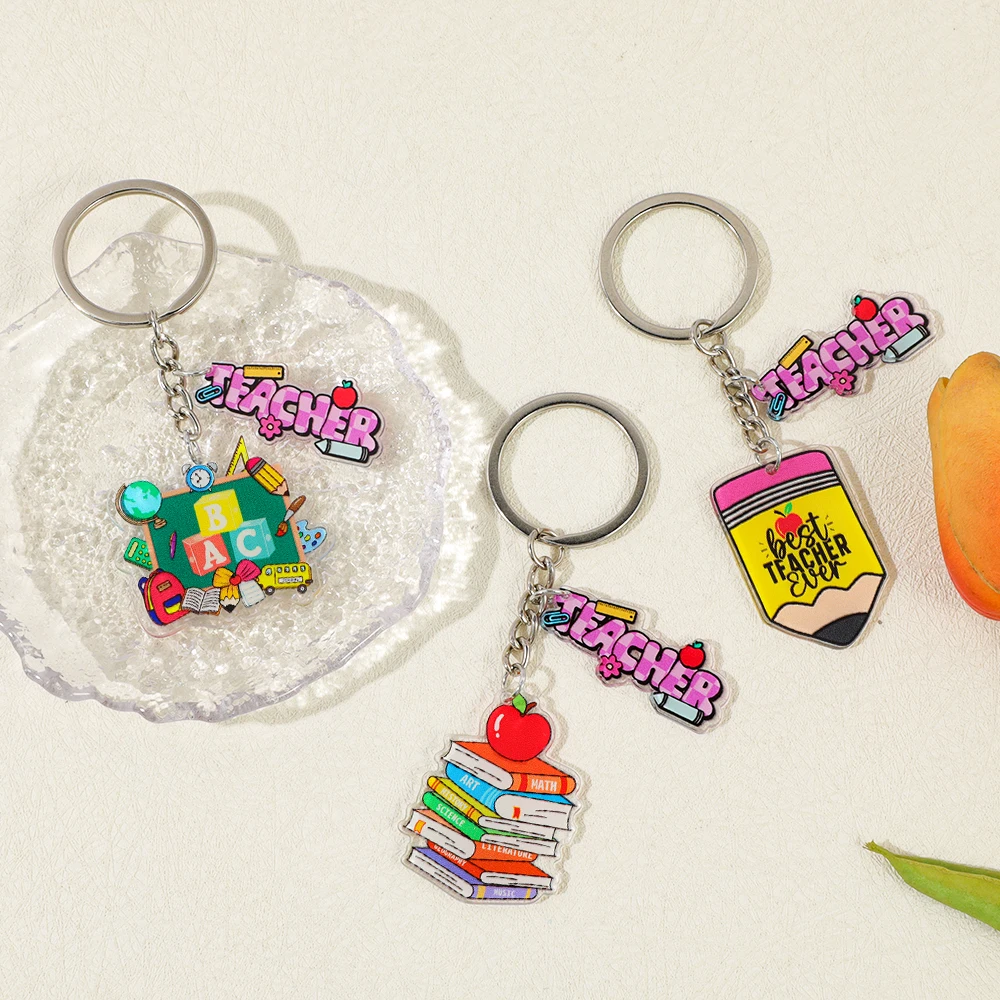 Teacher Acrylic Keychain 