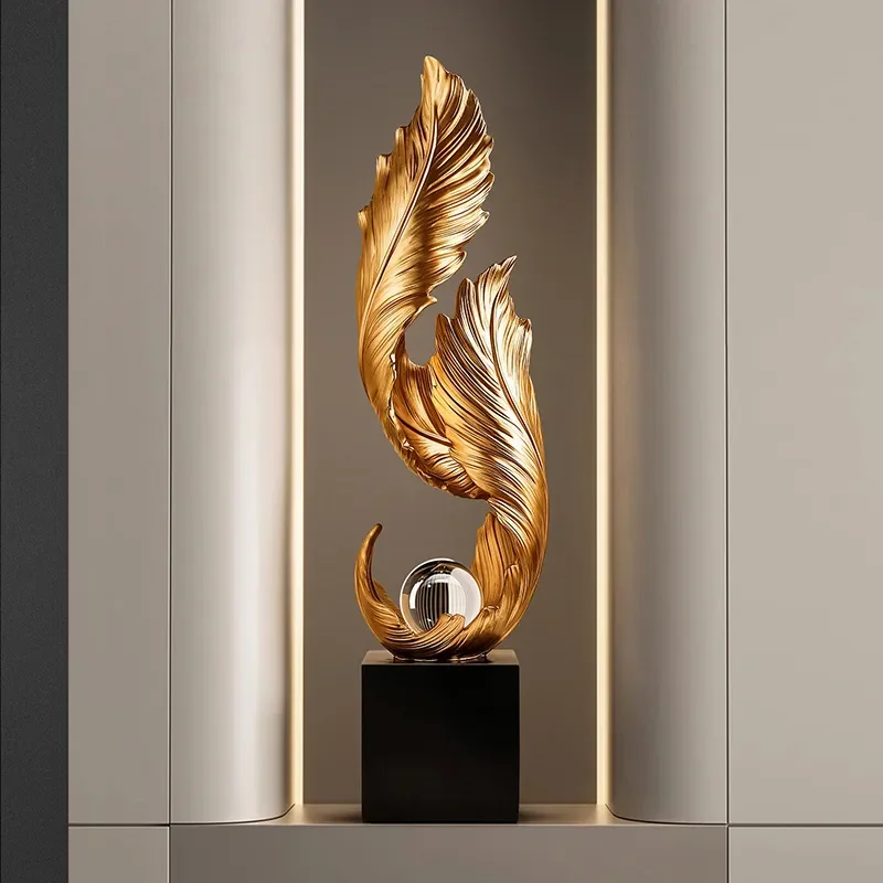 New Chinese Style Entrance Niche Fengshui Water Wine Cabinet Decoration Ornament for Living Room TV Cabinet Housewarming Gift