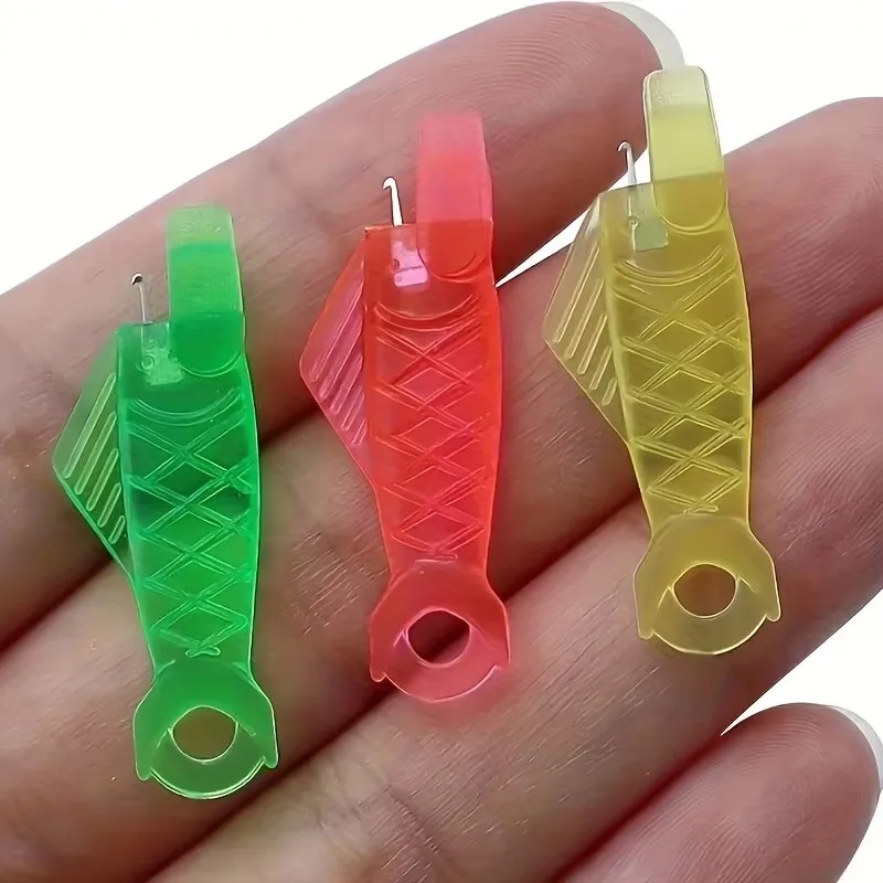 10Pcs Convenient Sewing Machine Needle Threader - Durable Quick Hand Sewing Tool for Embroidery and Crafts, Mixed Colors