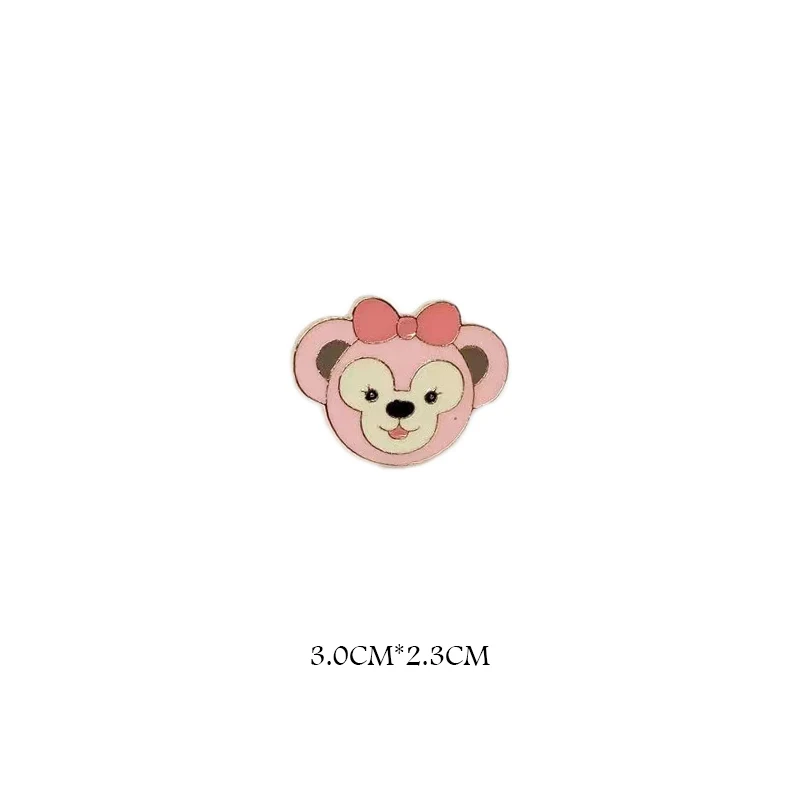 Disney anime Mickey Minnie Star Delu scarf coat brooch Lingnabelle cute Japanese cartoon children's accessories