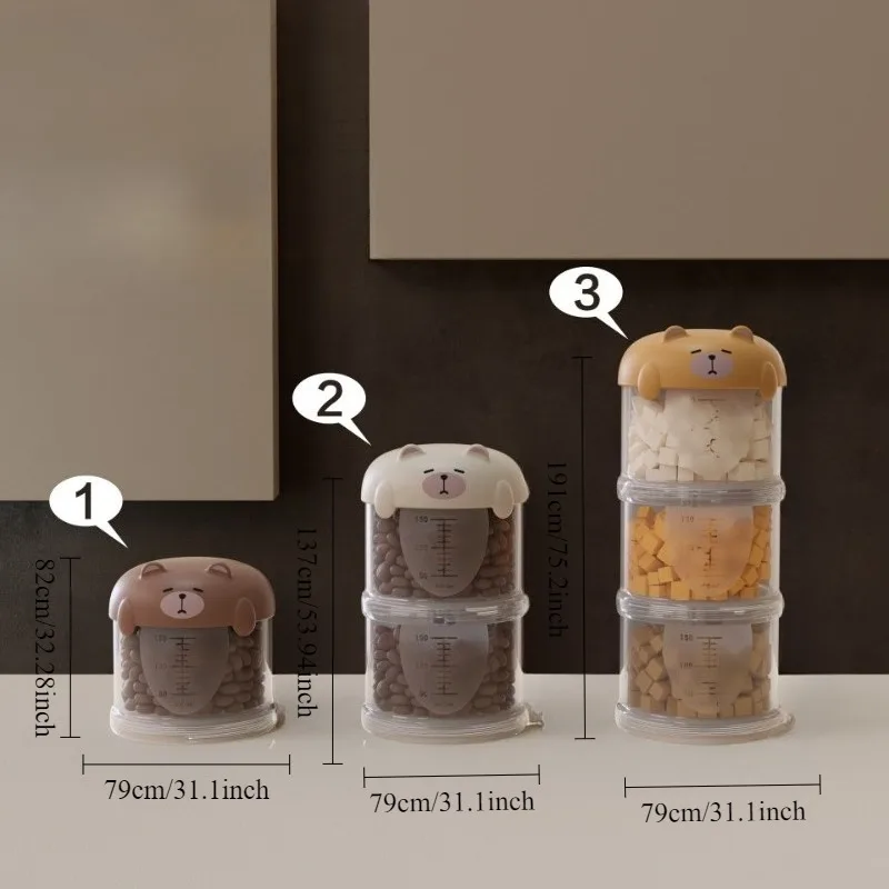 Portable Pet Food Container and Water Bottle Set for Outdoor Walking Travel Multifunctional Dog Cat Food Storage Bucket
