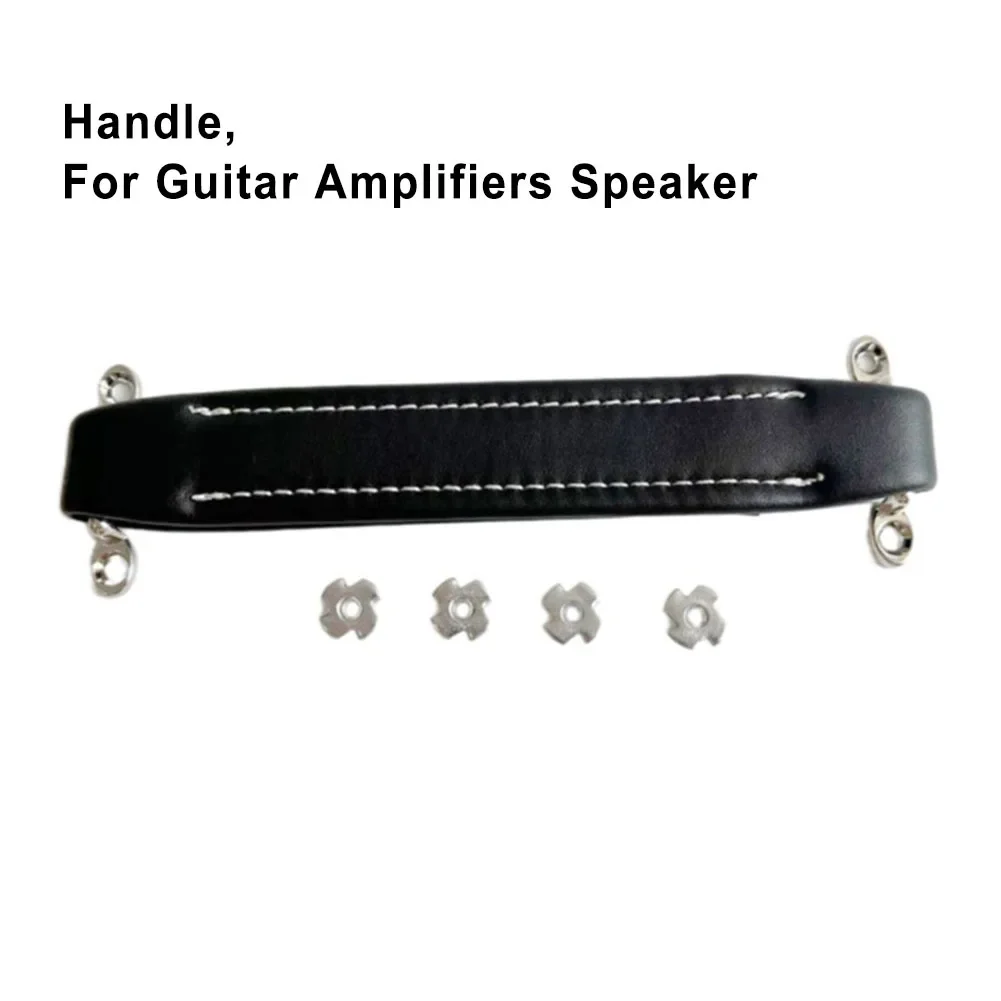 Vintage Style Leather Guitar AMP Handle With Screw For Guitar Amplifiers Speaker Leather + Metal Guitar Amplifiers Speaker Tool