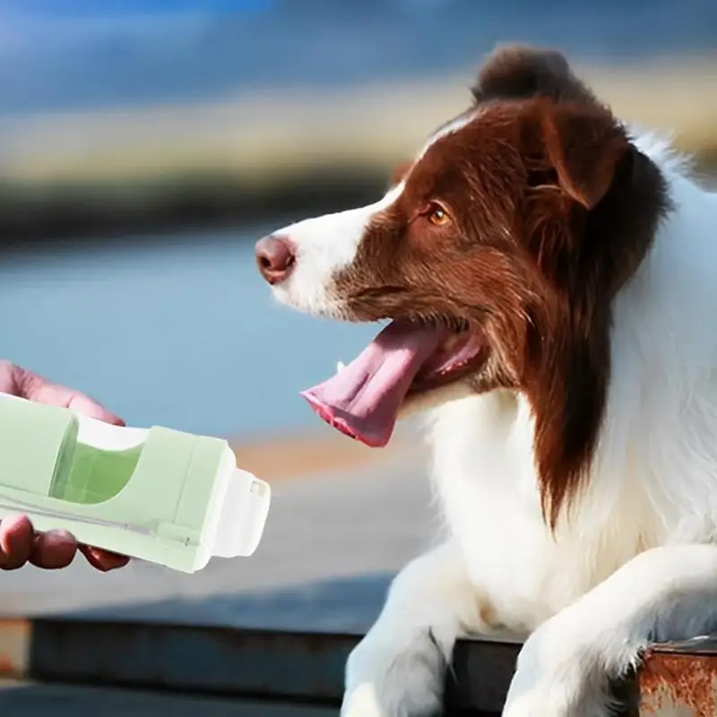 Draagbare Hondenvoer Container Lekvrije Hond Waterfles Met Voedsel Container Drinkbak Hond Waterbak Dispenser Hond Reizen