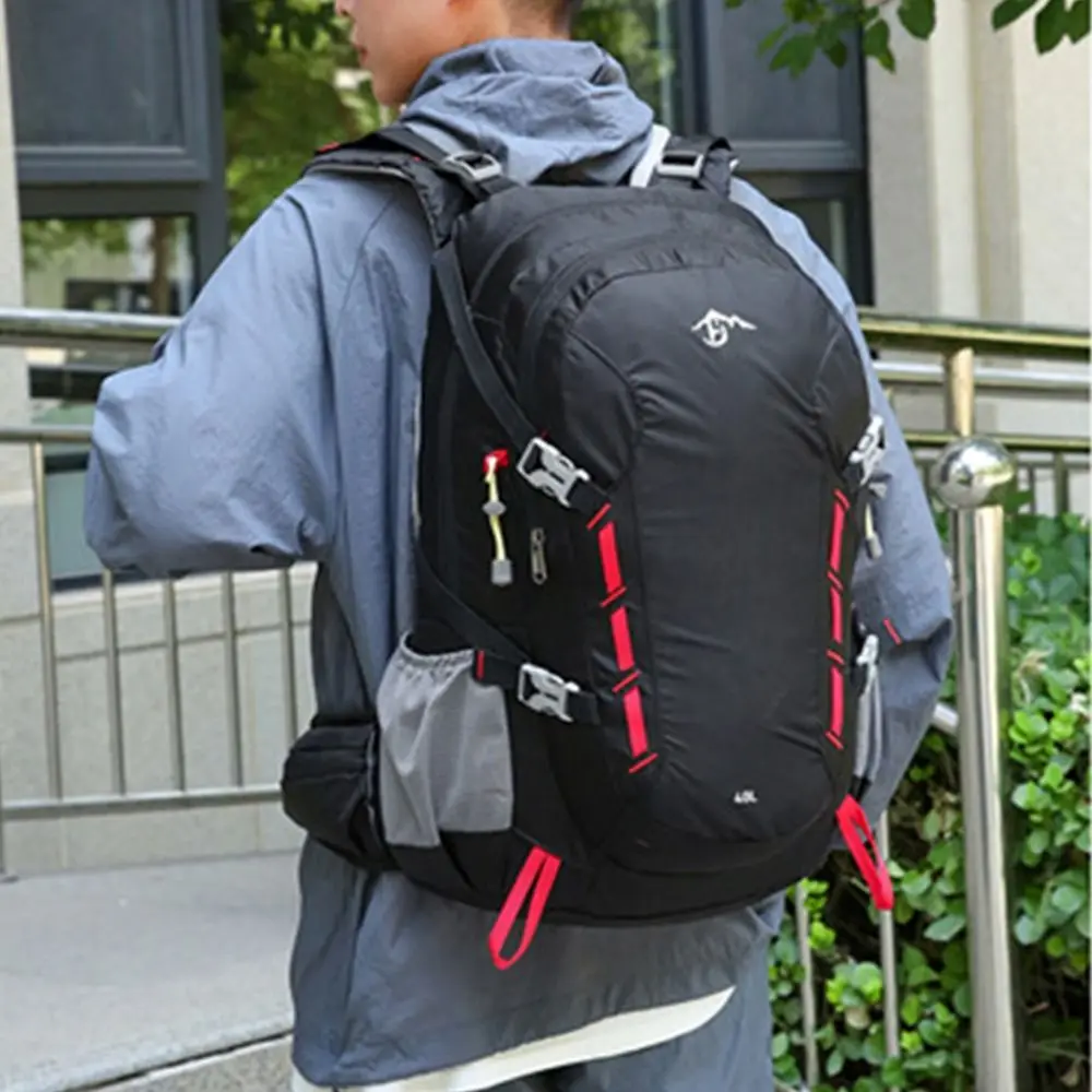 

40L Mountaineering Backpack Large Capacity Stitching Sports Knapsack Wear-Resistant Multi-Color Travel Backpack Trekking