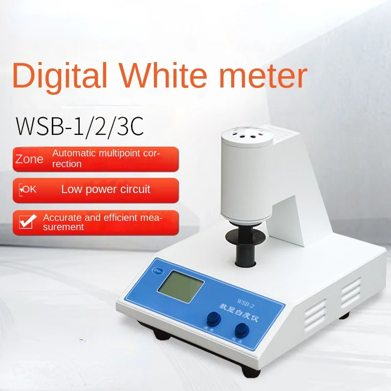 Desktop digital whiteness meter