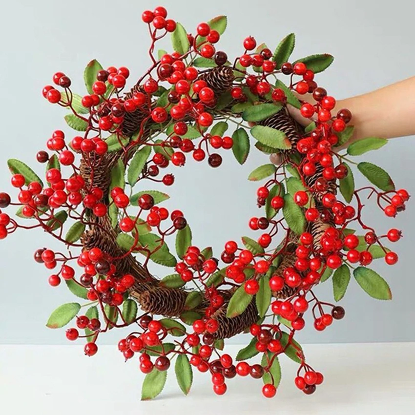 Moldura artificial de Rattan,  - Christmas Wreath Fake avaliação e preço
