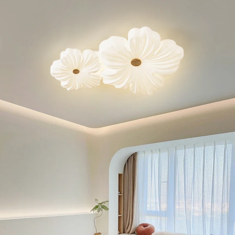 

Nordic Flower Shape Ceiling Lights For Kitchen Island Living Room Bedroom LED Lamps Indoor Decoration Lighting Lamp