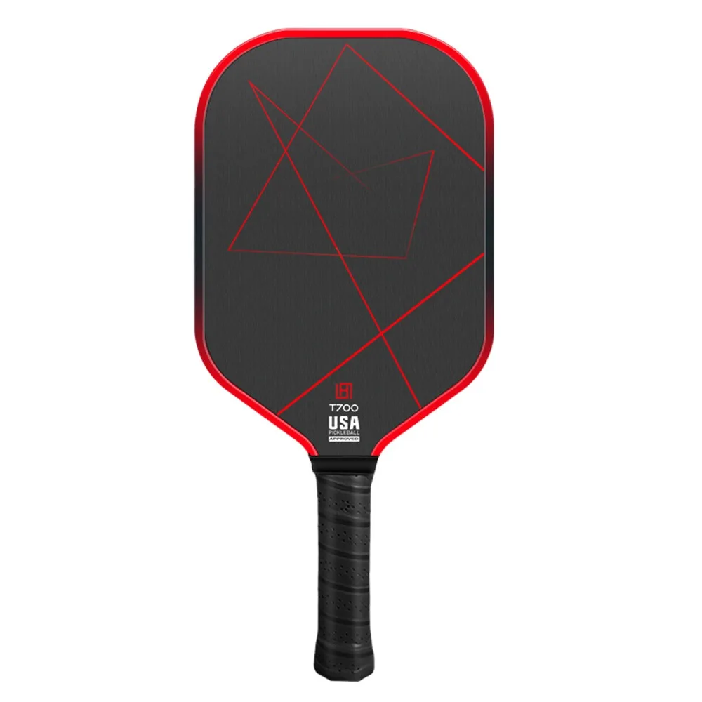 

T700 Carbon Fiber Pickleball Paddle 16mm Anti-slip Handle Pickle Ball Paddle Frosted Surface USAPA Approved Pickleball Rackets