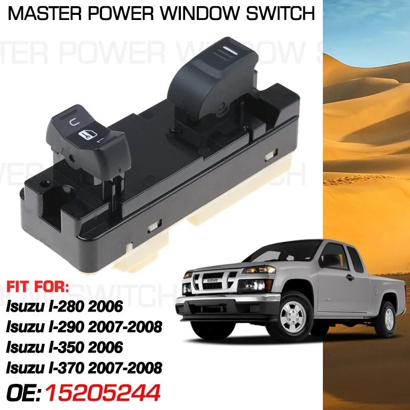 

15205244 12 Pins Auto Car Power Window Switch Passenger Right Side For Isuzu I-280 I-290 I-350 I-370 2006 2007 2008 15897773