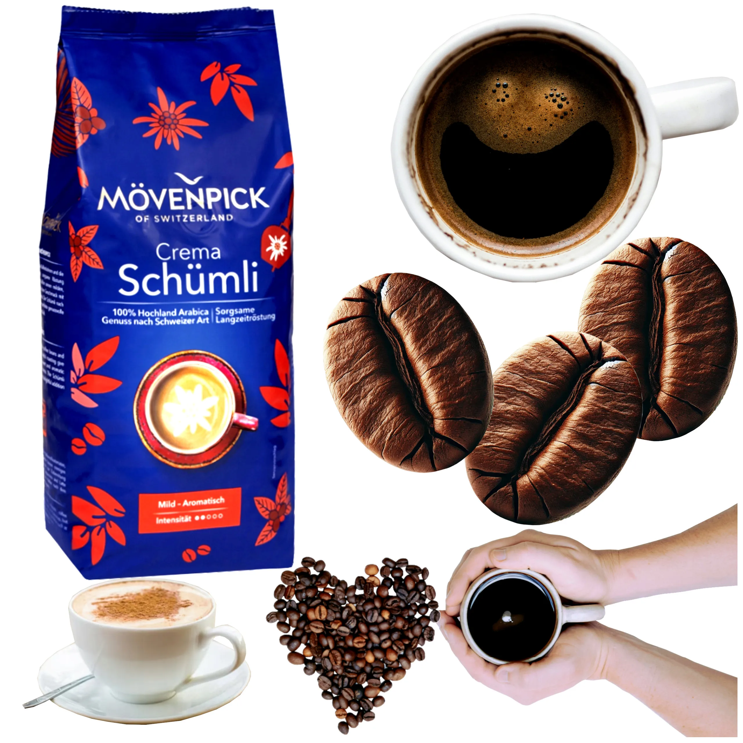 قهوة حبيبية أرابيكا موفنبيك حبوب موفنبيك شوملي 1 كيلو 1000 جرام #1