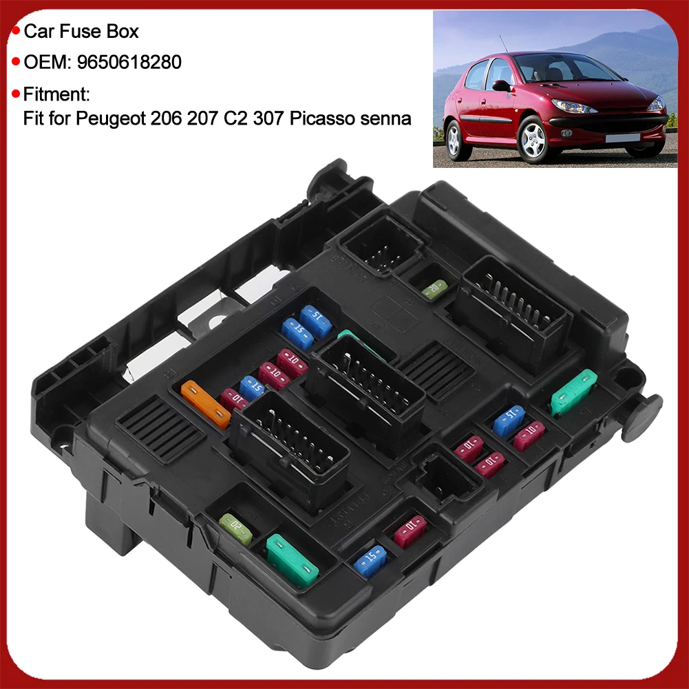 

9650618280 Block Box Car Replacement 9650618280 Fit for 206 207 C2 307 Senna Box for Peugeot 206 207 C2 307 Picasso Senna