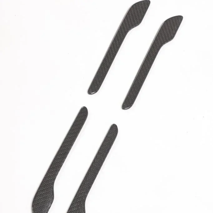 for Tesl Model pcs/set Carbon Fiber Car Door Handle Cover Trim Decoration Protector