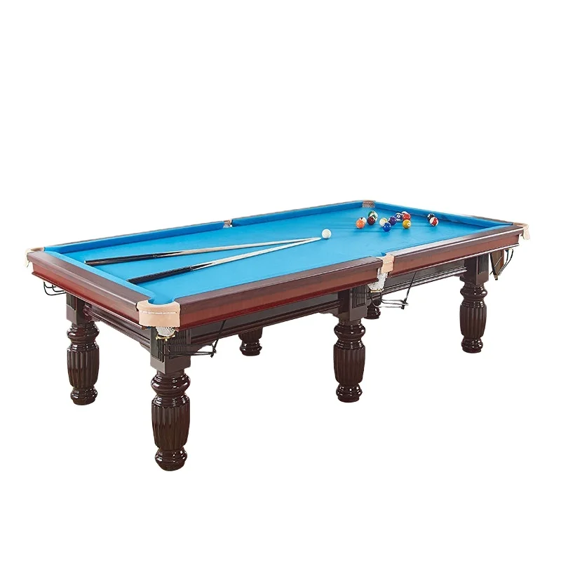 

China Factory 7 Foot 8ft 9ft Snooker Pool Table Solid Wood Leg 8ft Billard Table2026