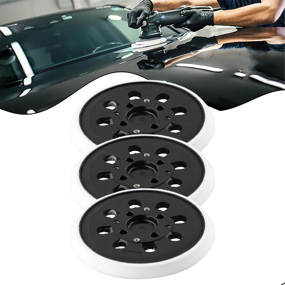 

3pcs 125mm Backing Pad Sanding Pads For Bosch PEX 300 AE,400 AE,4000 AE Grinding & Polishing Discs Power Tool Accessories