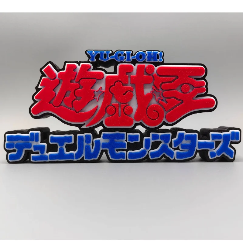 Game Yu-Gi-Oh! Animation 3D Stand Logo Game Collection Card Ornaments PLA Material Character Cosplay Exhibition Sign Toy Gift