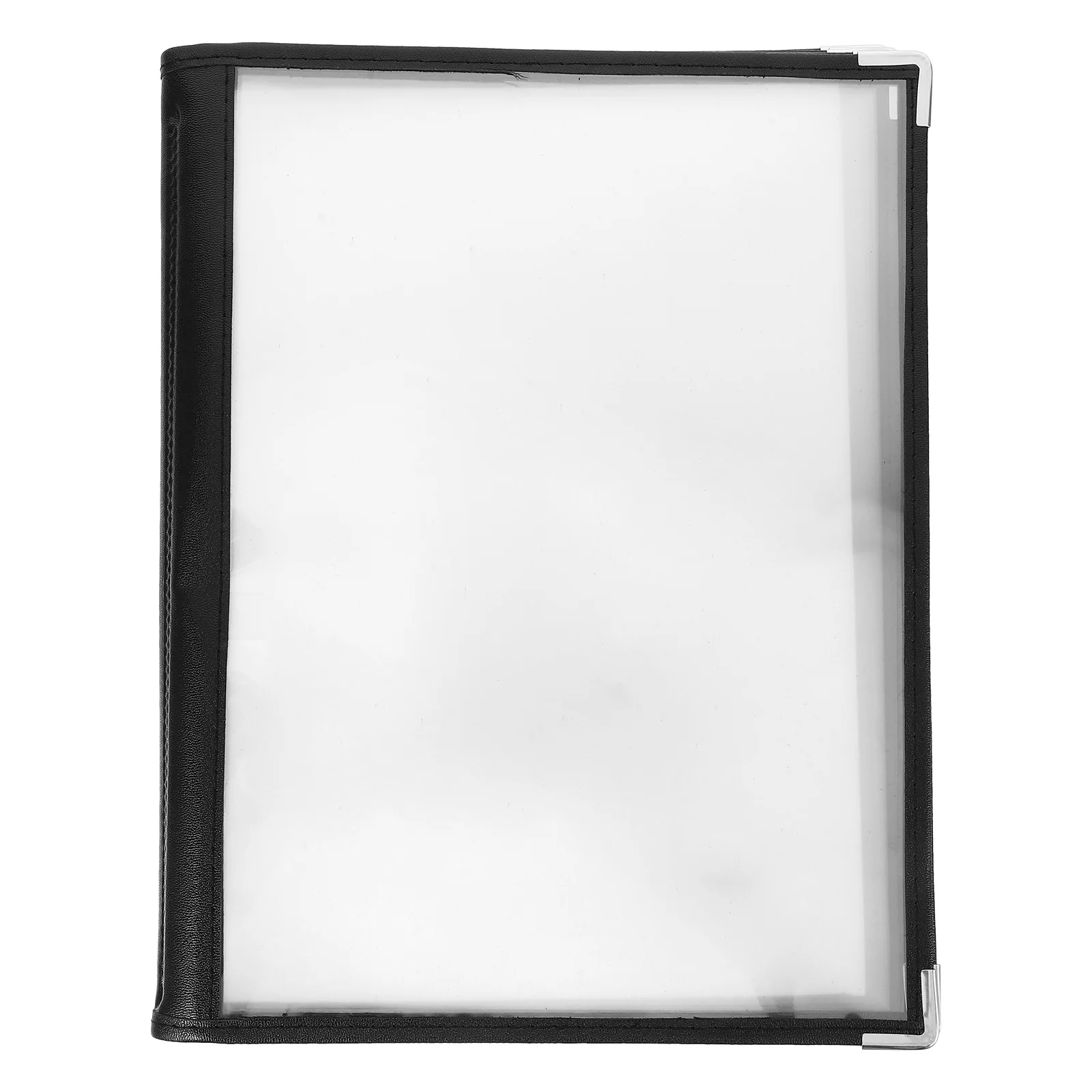 

Pvc Book Clear Restaurant Menu Covers For Hotel Cafe Tea Multi-Page Insert Menu Holder Protective Cover
