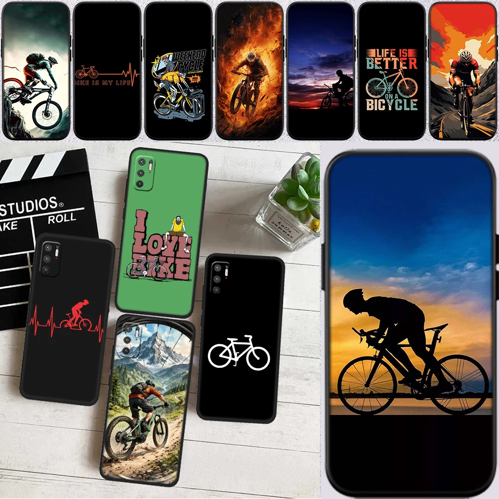 Cycling Bicycle Phone Case for Samsung Galaxy M06 M15 M16 M35 M55 M56 A36 A42 A50 A50S A51 A52 A32 A33