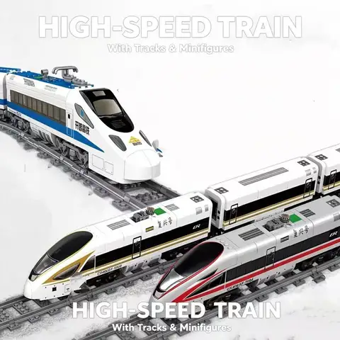 Kai Zhi Train Series Fuxing & Harmony Electric Train Children's Building Blocks Educational Assembly Toy Gift 98227-98229