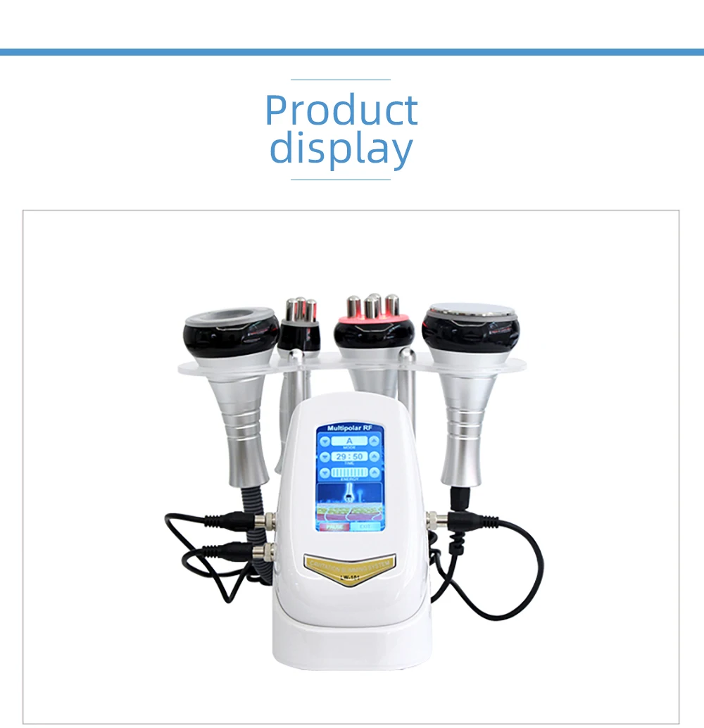 AOKO 4-in-1-Kavitationsmaschine, 40 K, Ultraschall, RF-Form, Vakuumfrequenz, Fettabsaugung, Gewichtsverlust, Abnehmen, Hautstraffung, Heben – Detail 9