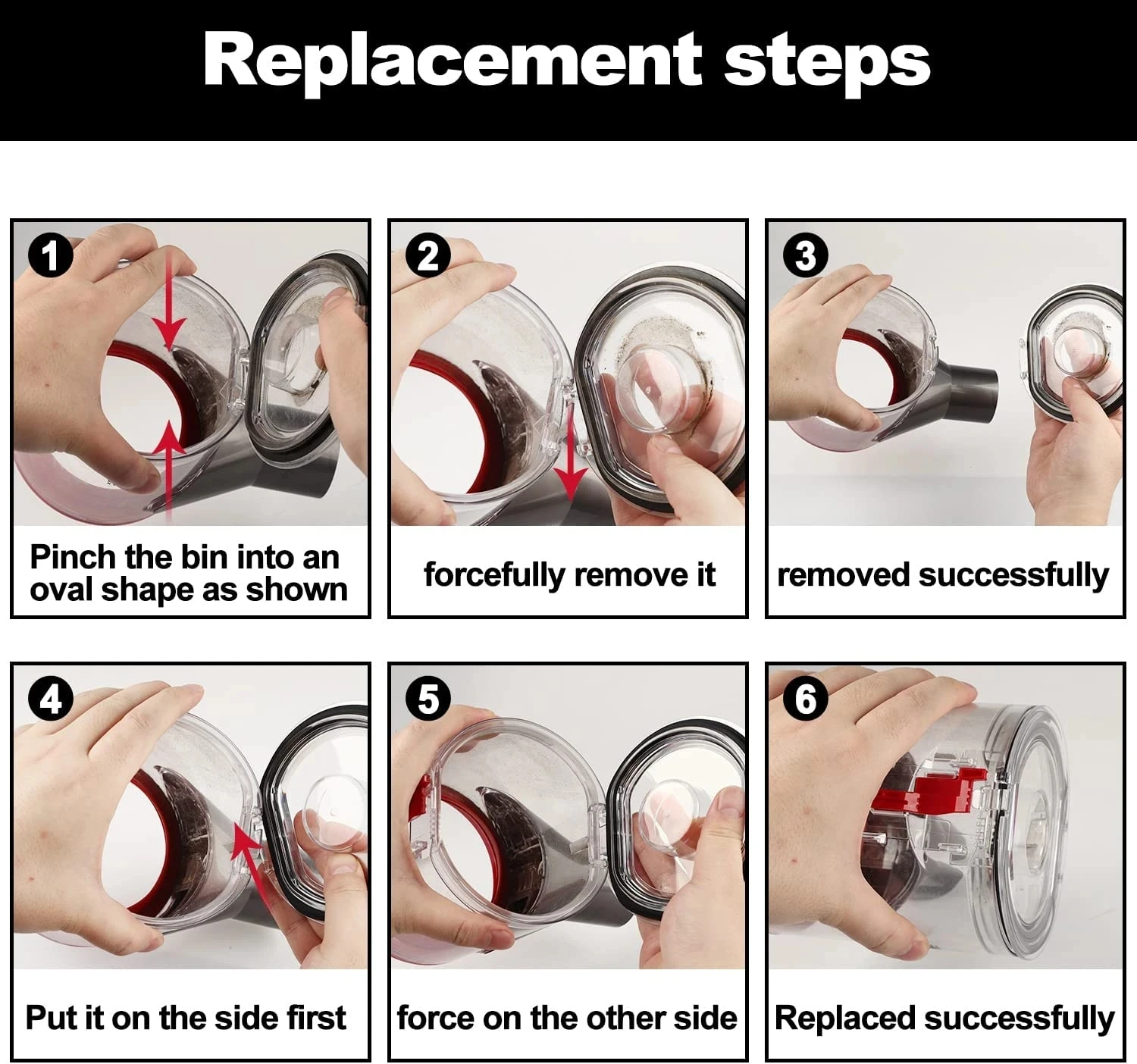 غطاء صندوق الغبار لمكنسة Dyson الكهربائية ، Dyson V10 ، V11 ، V15 ، SV12 ، SV14 ، SV15 ، SV22 ، غطاء كوب الأوساخ