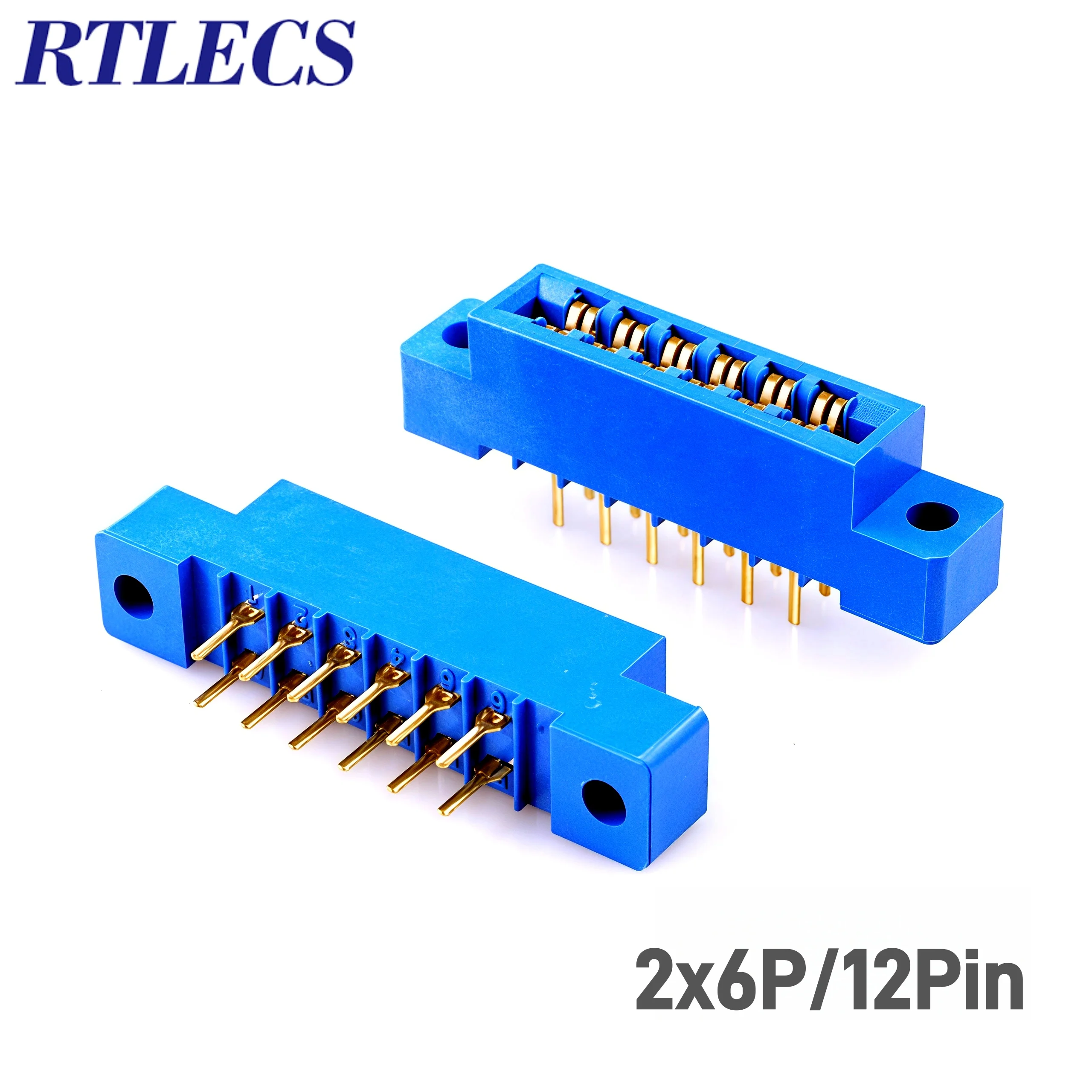 10pcs Flange 805 Card Edge Connector 3.96 mm Pitch 8 12 16 20 24 30 36 44 56 72 Pin PCB Gold Finger Slot Solder Board DIP